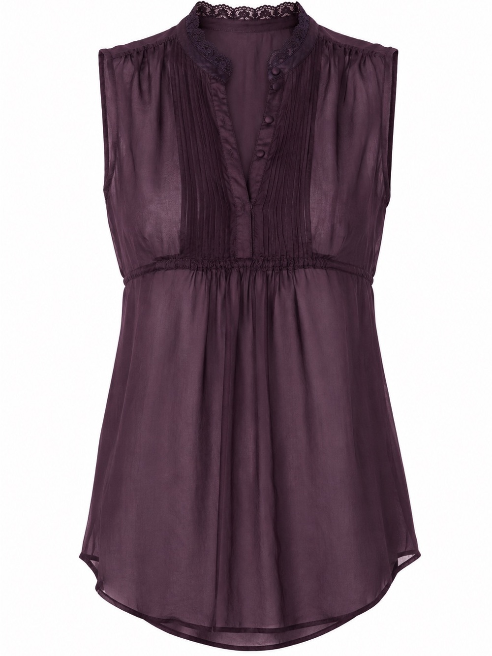 S Line the perfect women’s clothing line purple organic silk top